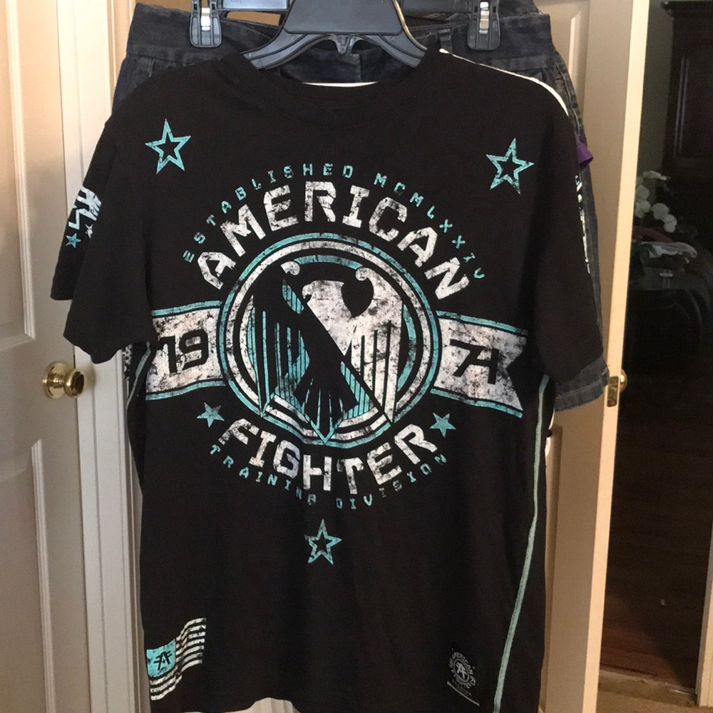 American Fighter SS Tee shirt sz S